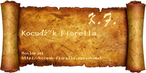 Kocsák Fiorella névjegykártya
